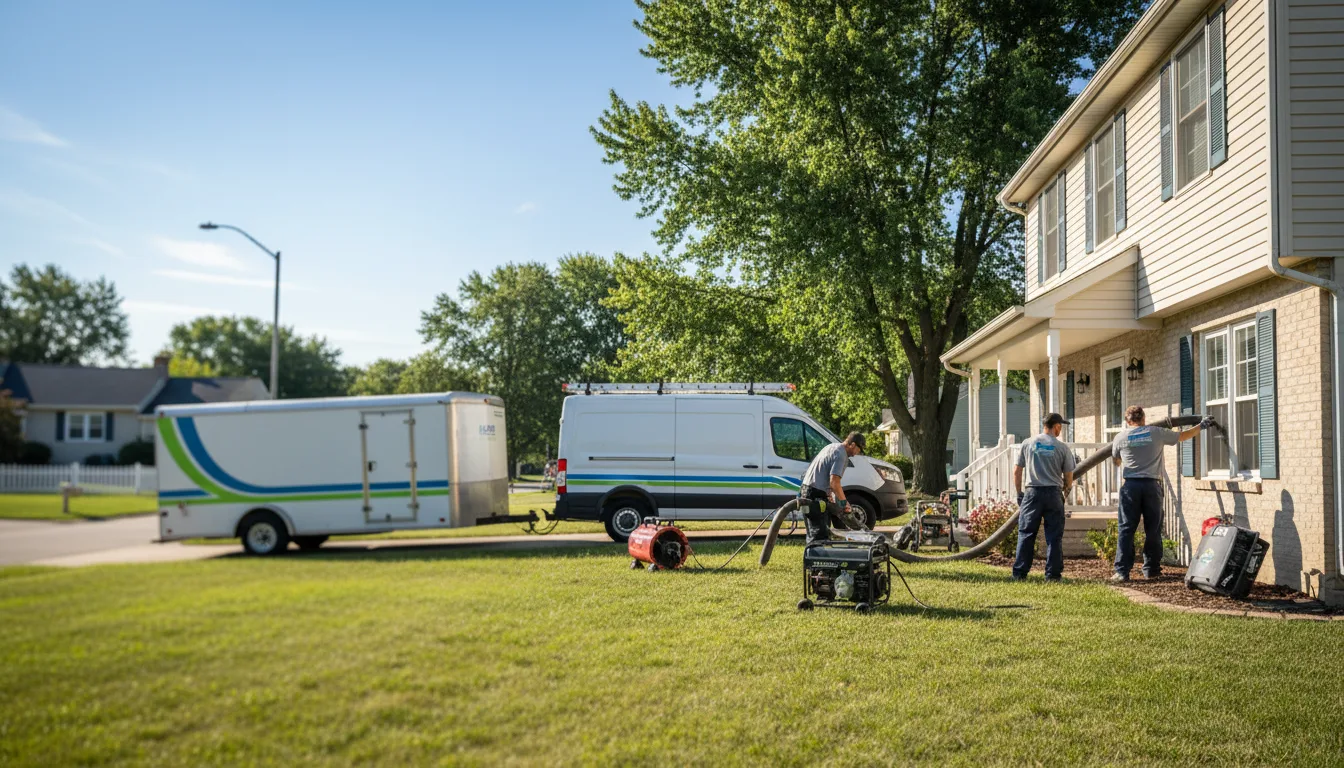 Flooded Basement Restoration And Cleanup With Repair in Manistee, MI near me